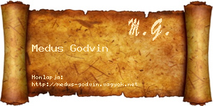 Medus Godvin névjegykártya